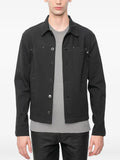 Ma+ Trucker cross-stitch button-up jacket