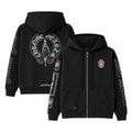 Chrome Hearts Deadly Doll Zip-up Hoodie Black